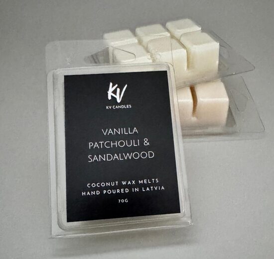 Kausējamais vasks "VANIĻA PAČULIJA & SANDELKOKS"